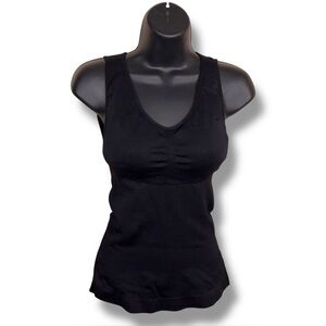 Large Cami Shaper Black Shapewear Womens Fitted Removable Cups Shapewear